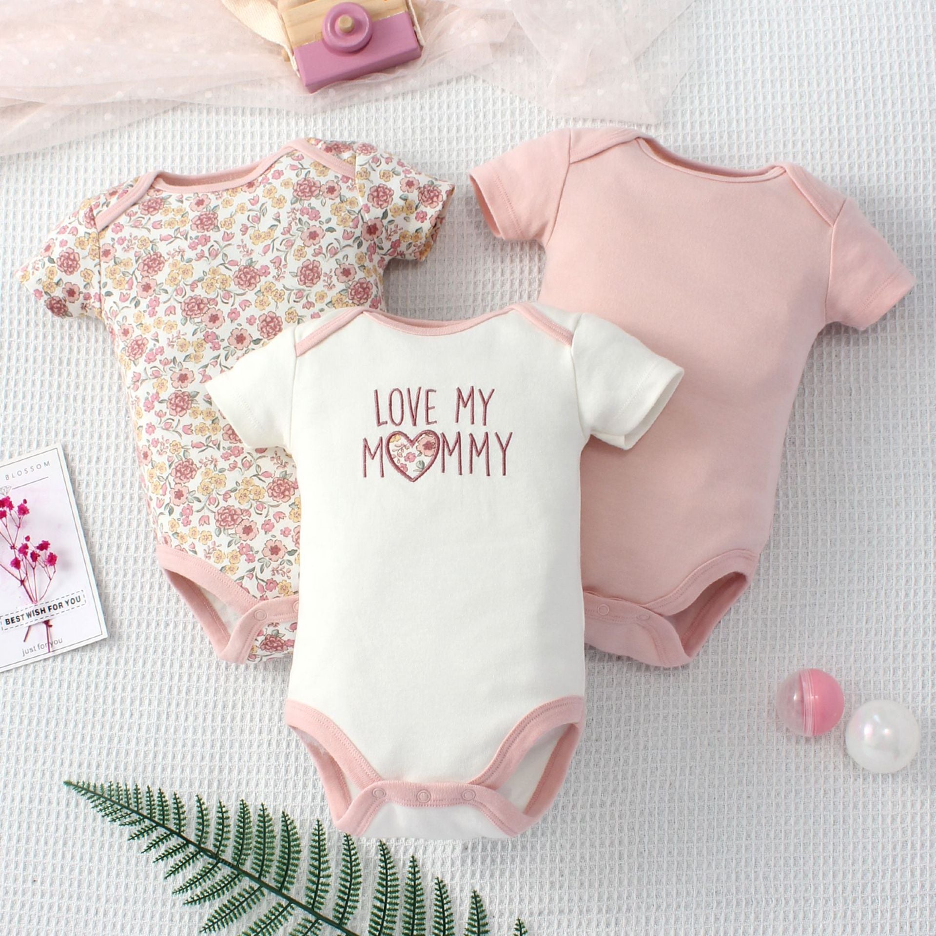 Baby's Jumpsuit Fashion Three-piece Suit