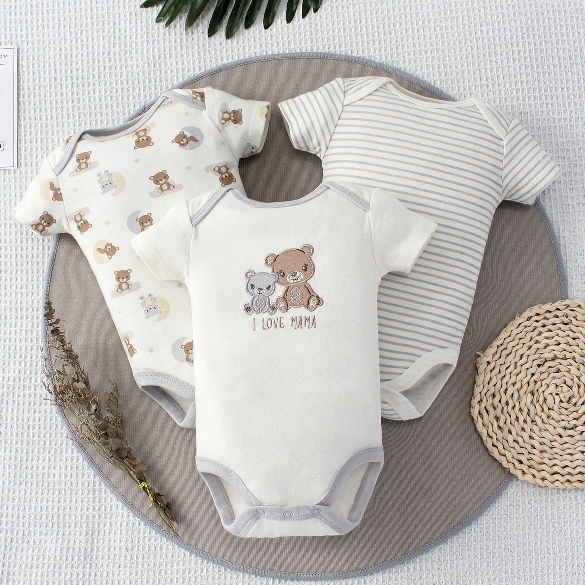 Baby's Jumpsuit Fashion Three-piece Suit
