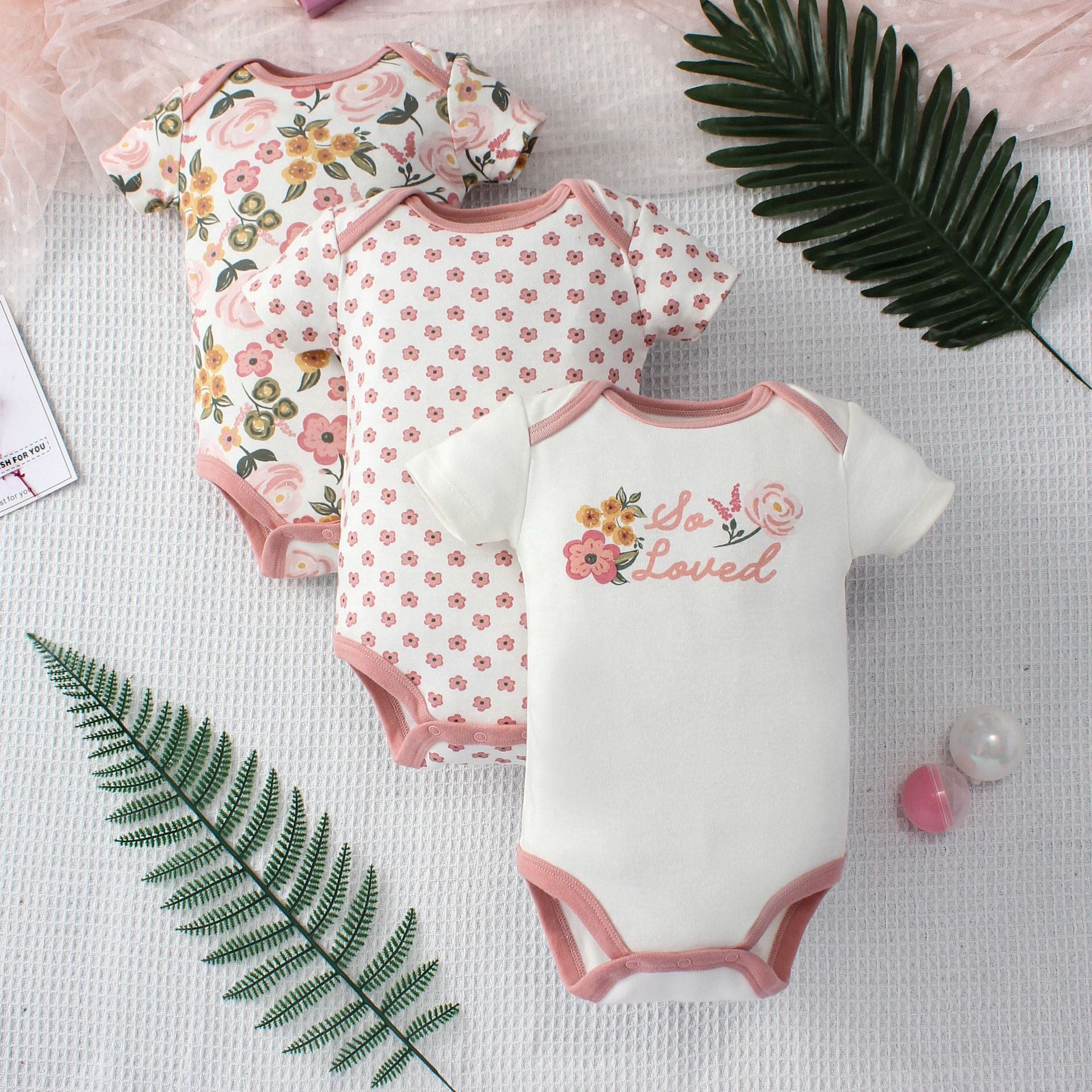 Baby's Jumpsuit Fashion Three-piece Suit