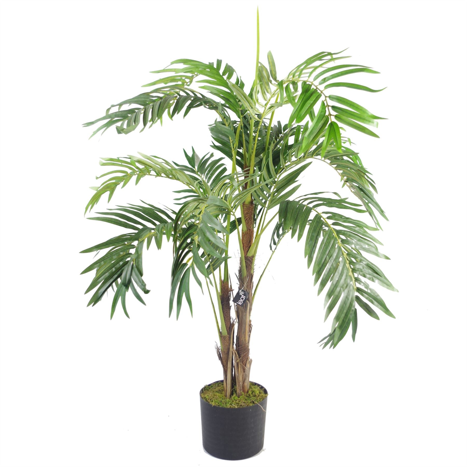 Artificial Palm Tree Silver Planter 120cm Luxury Premium-3