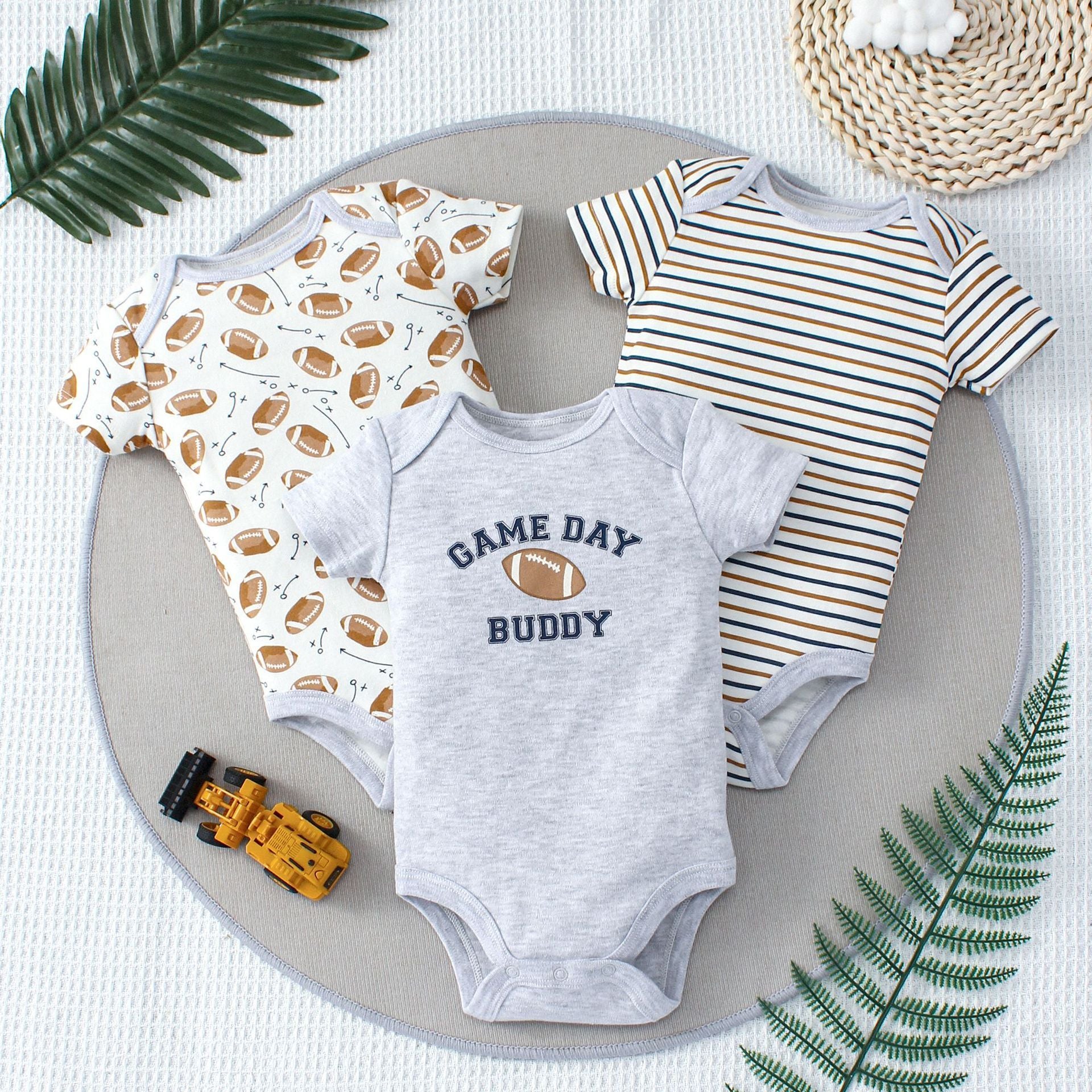Baby's Jumpsuit Fashion Three-piece Suit