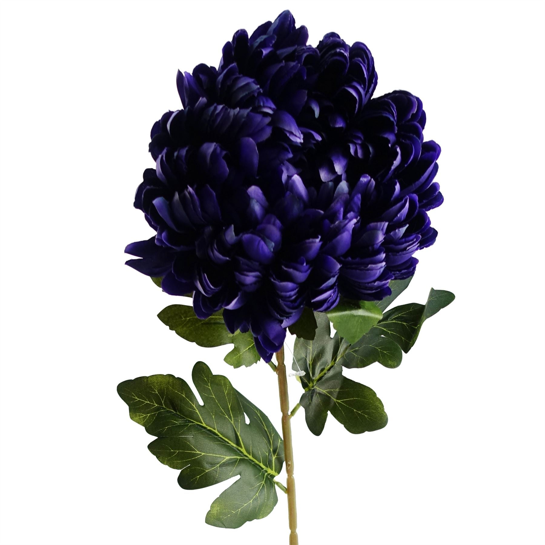 Artificial Flowers Extra Large Reflex Chrysanthemum - Purple 75cm-0