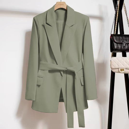 Womens Lace-Up Slimming, Elegant And Stylish Blazer