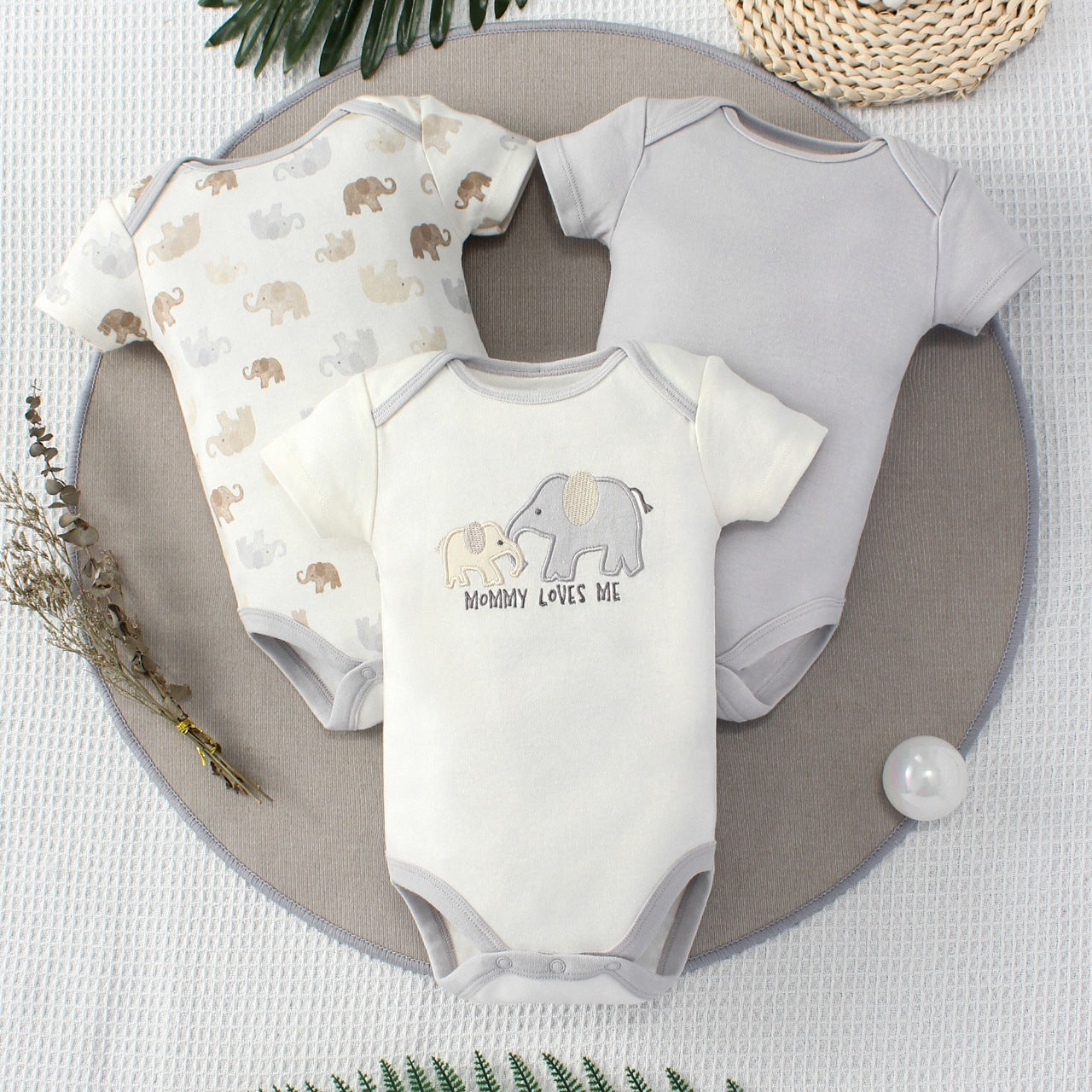 Baby's Jumpsuit Fashion Three-piece Suit