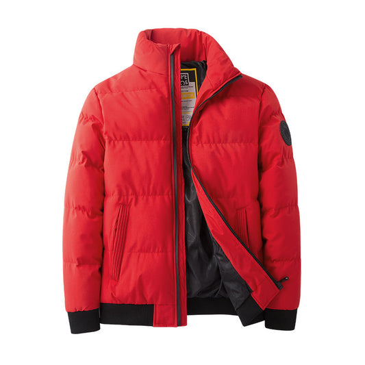 Mens Stylish Casual Padded And Warm Cotton-padded Jacket