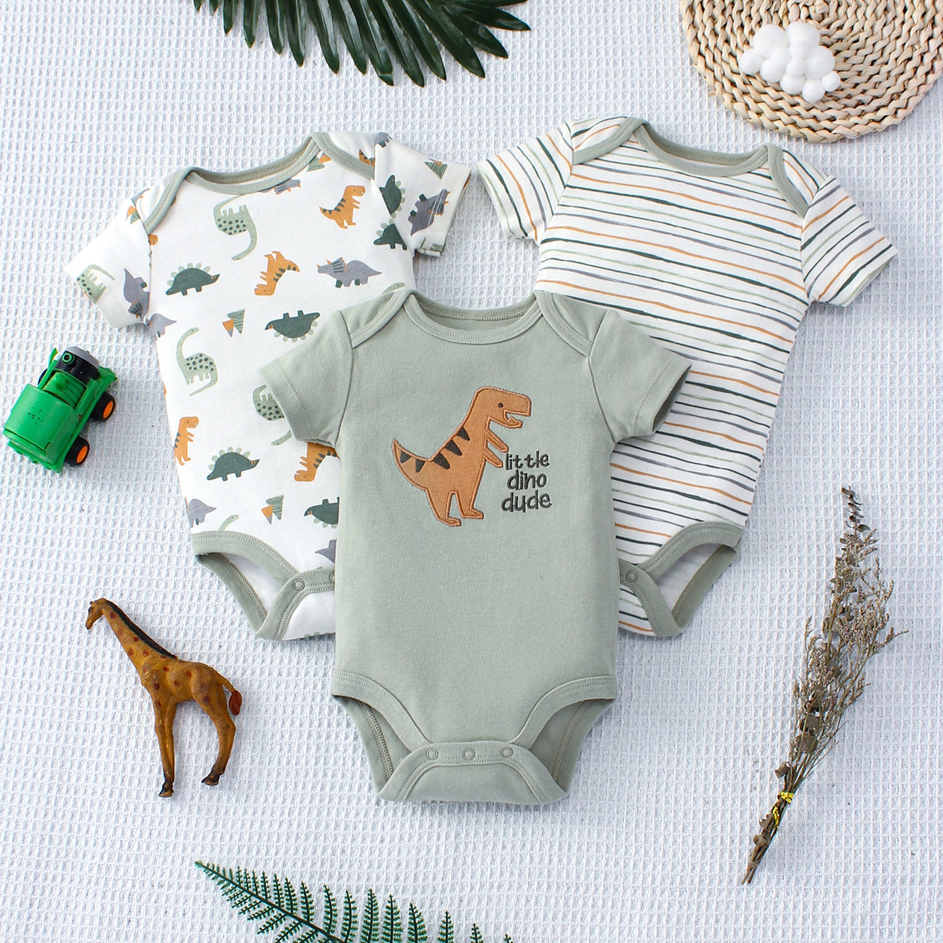 Baby's Jumpsuit Fashion Three-piece Suit