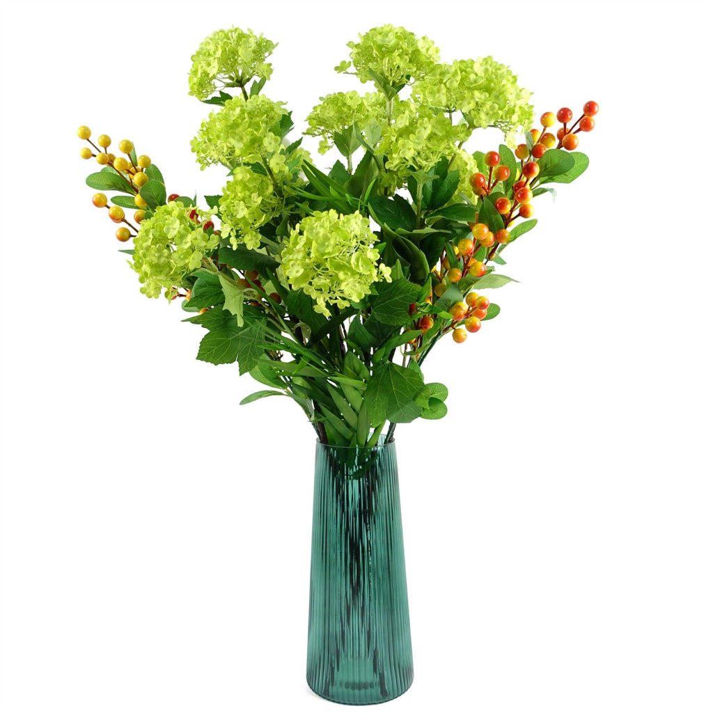 Artificial Foliage Orange Berry Spray 70cm-3