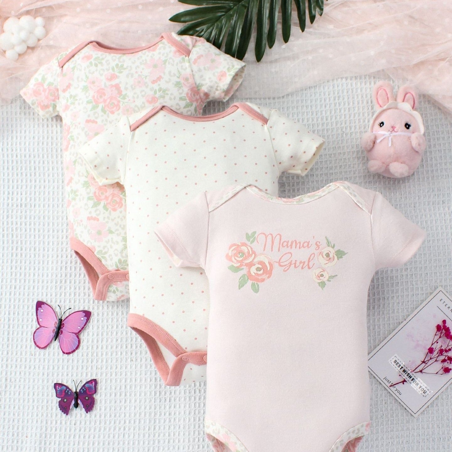 Baby's Jumpsuit Fashion Three-piece Suit