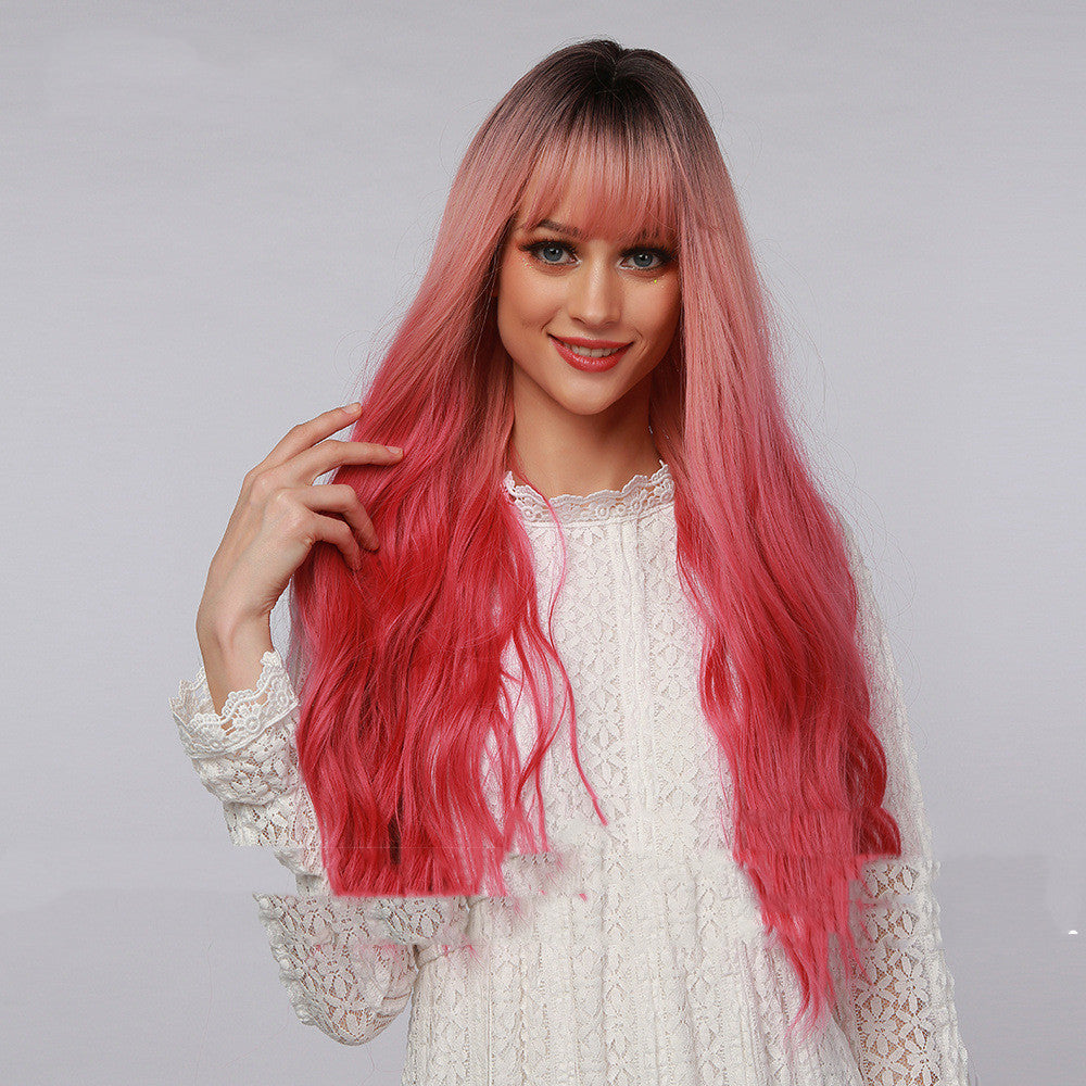 American Style Synthetic Long Curly Hair Wig-1