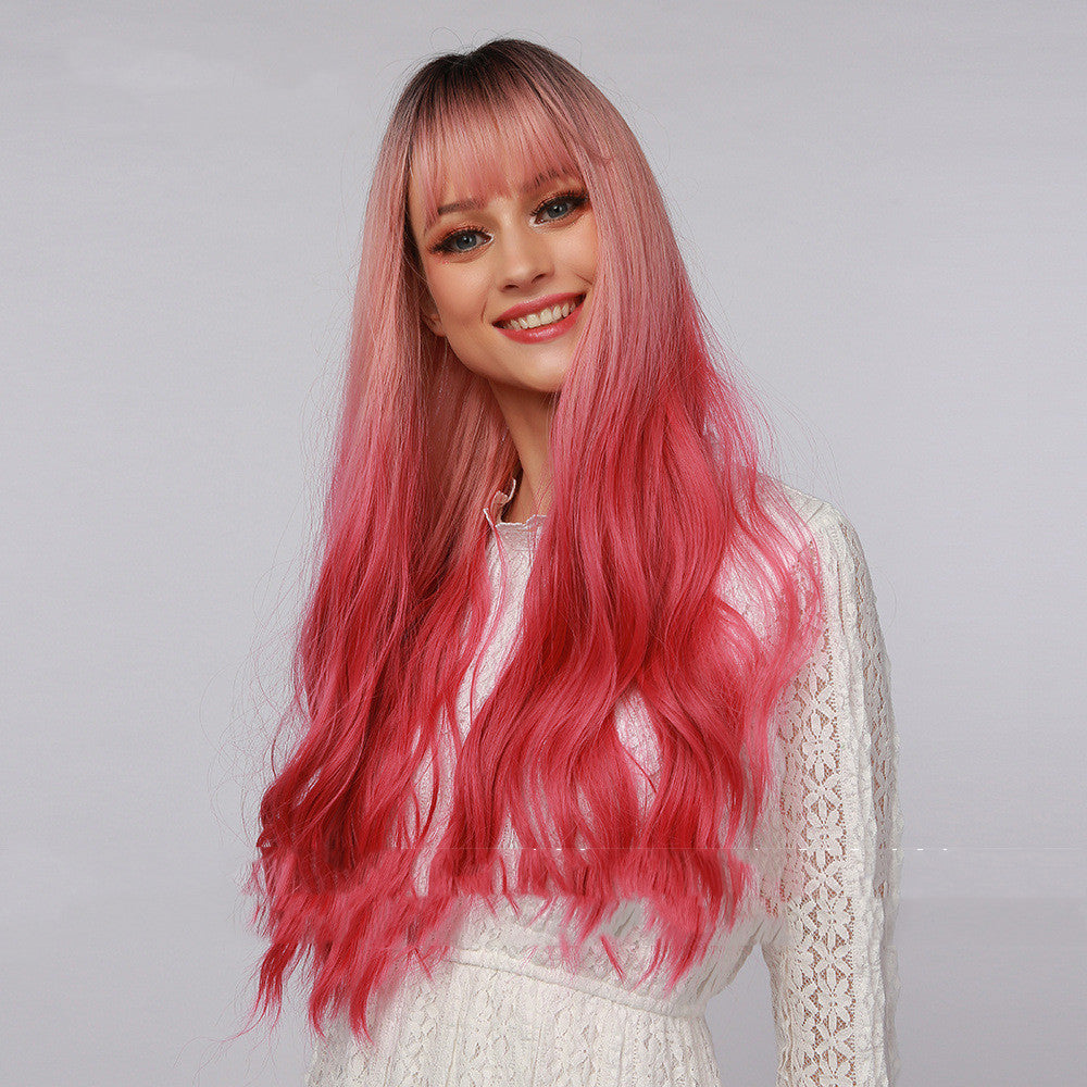 American Style Synthetic Long Curly Hair Wig-3