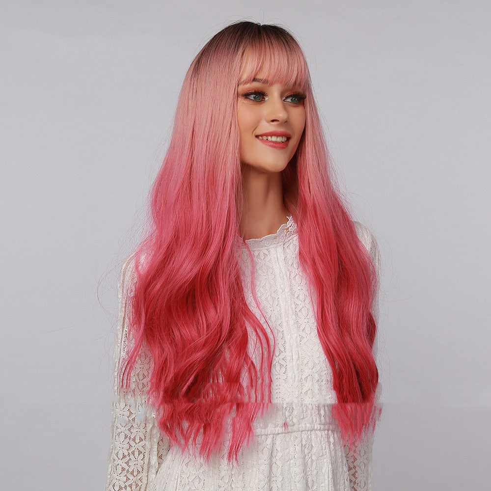 American Style Synthetic Long Curly Hair Wig-4