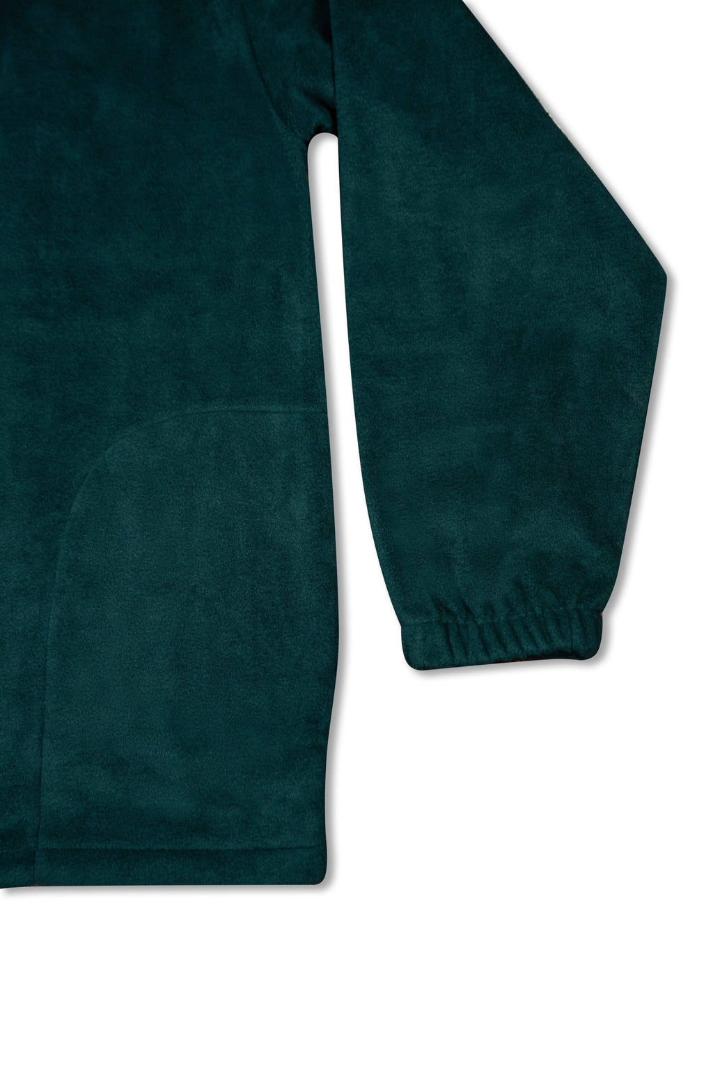 1/4 Zip Fleece in Forest Green with Dream Sports Tonal Logo Embroidery-4