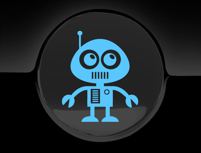 Adorable Robot Fuel Cap Car Sticker-2