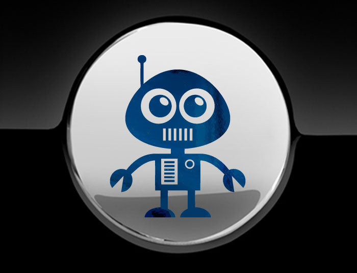 Adorable Robot Fuel Cap Car Sticker-5