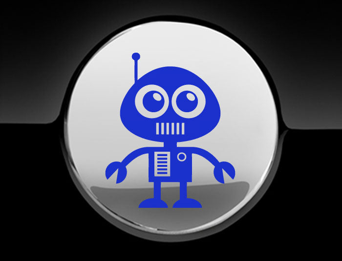 Adorable Robot Fuel Cap Car Sticker-4