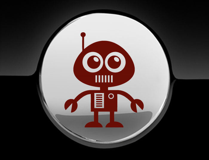 Adorable Robot Fuel Cap Car Sticker-6