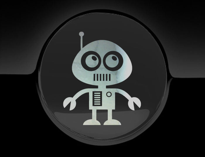 Adorable Robot Fuel Cap Car Sticker-7