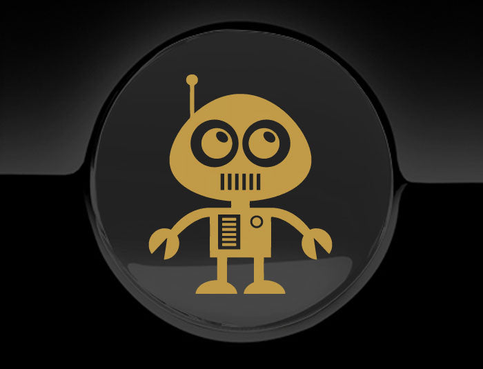 Adorable Robot Fuel Cap Car Sticker-8