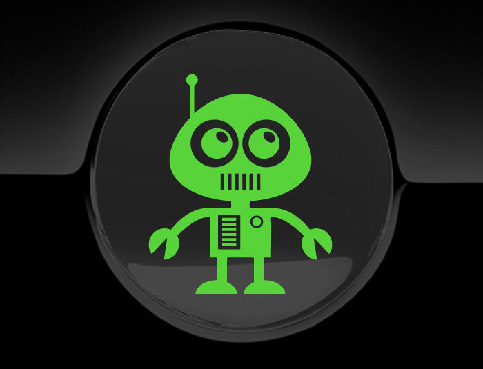 Adorable Robot Fuel Cap Car Sticker-9