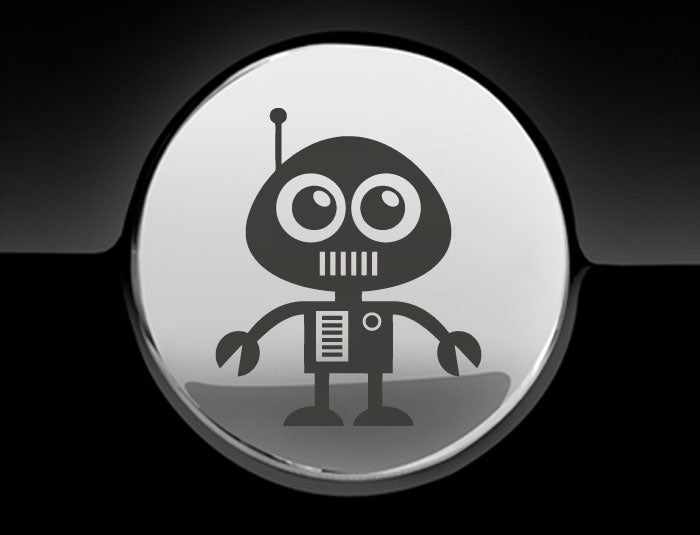Adorable Robot Fuel Cap Car Sticker-10