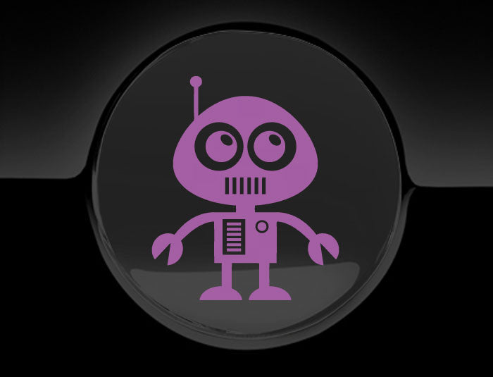 Adorable Robot Fuel Cap Car Sticker-13