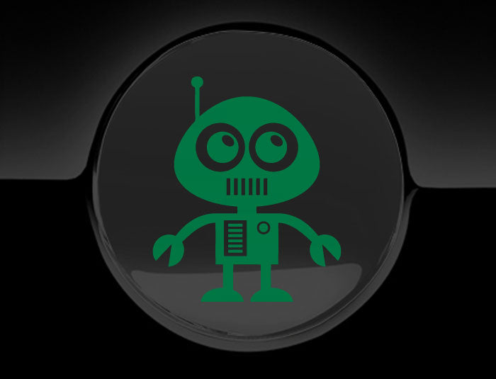 Adorable Robot Fuel Cap Car Sticker-14