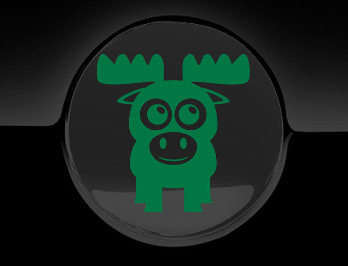 Adorable Moose Fuel Cap Car Sticker-14