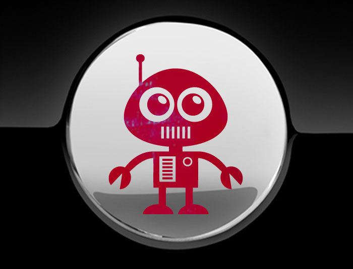 Adorable Robot Fuel Cap Car Sticker-16