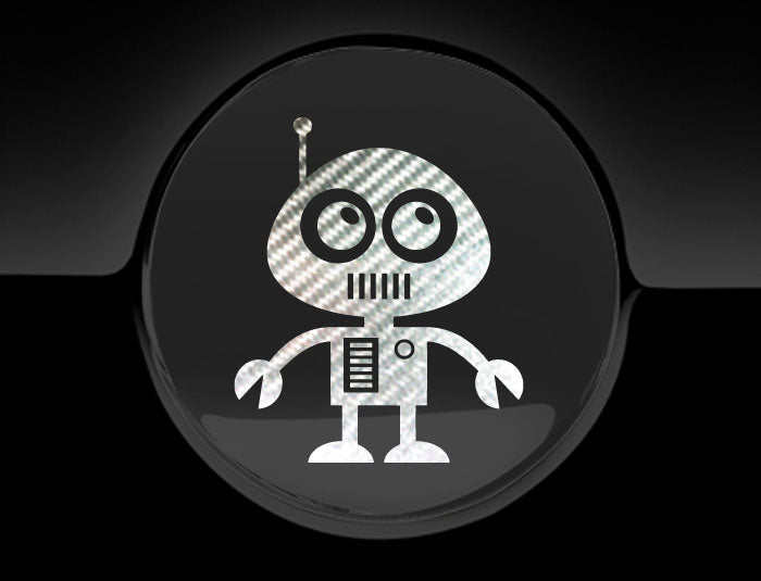 Adorable Robot Fuel Cap Car Sticker-18