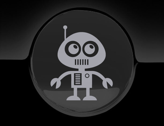 Adorable Robot Fuel Cap Car Sticker-17