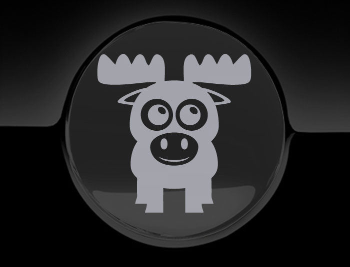 Adorable Moose Fuel Cap Car Sticker-17