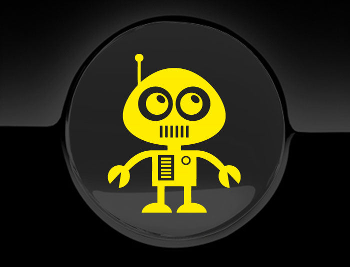 Adorable Robot Fuel Cap Car Sticker-20