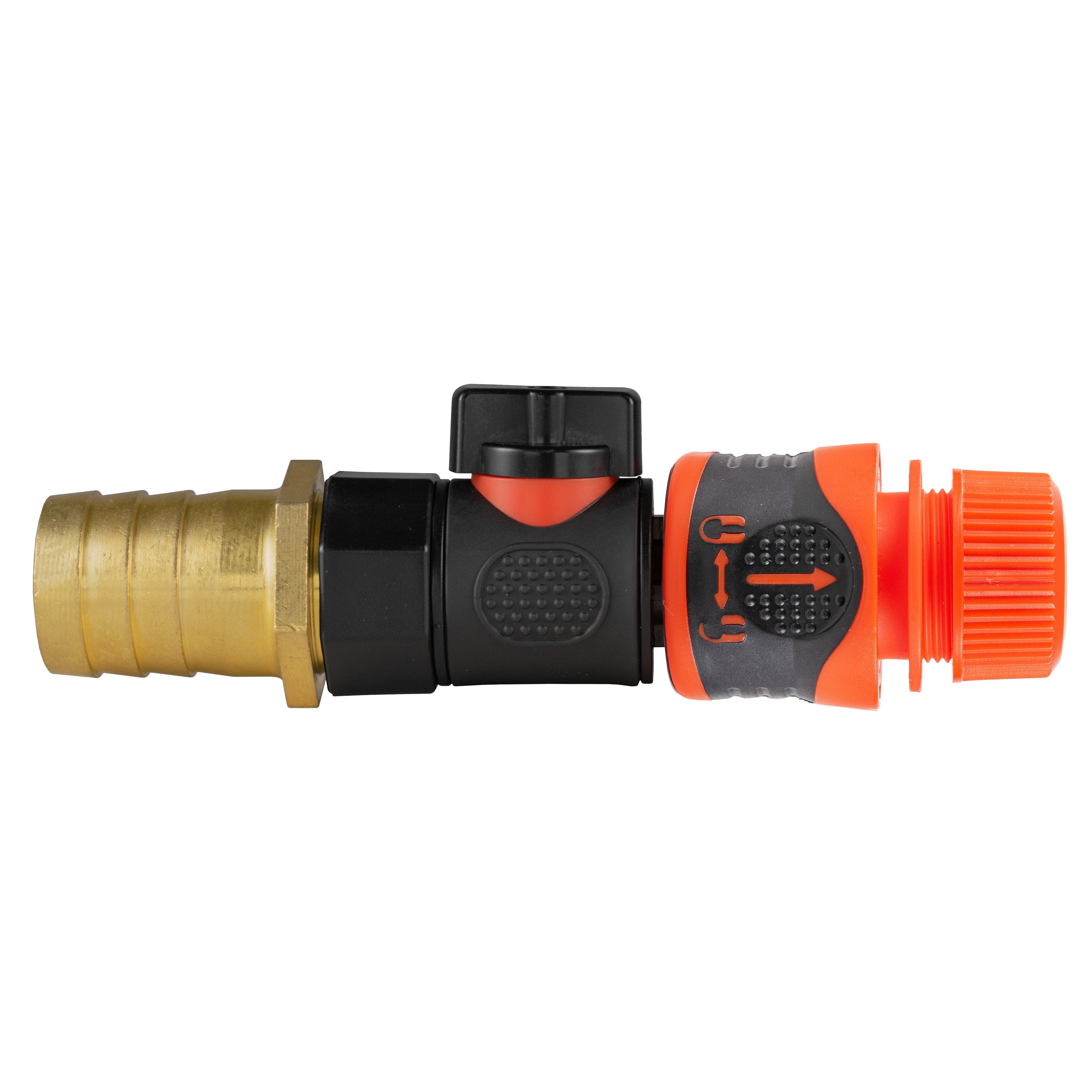 25mm Brass Barb with BSPF-Quick Connect Valve & Hose Connector Lock-0