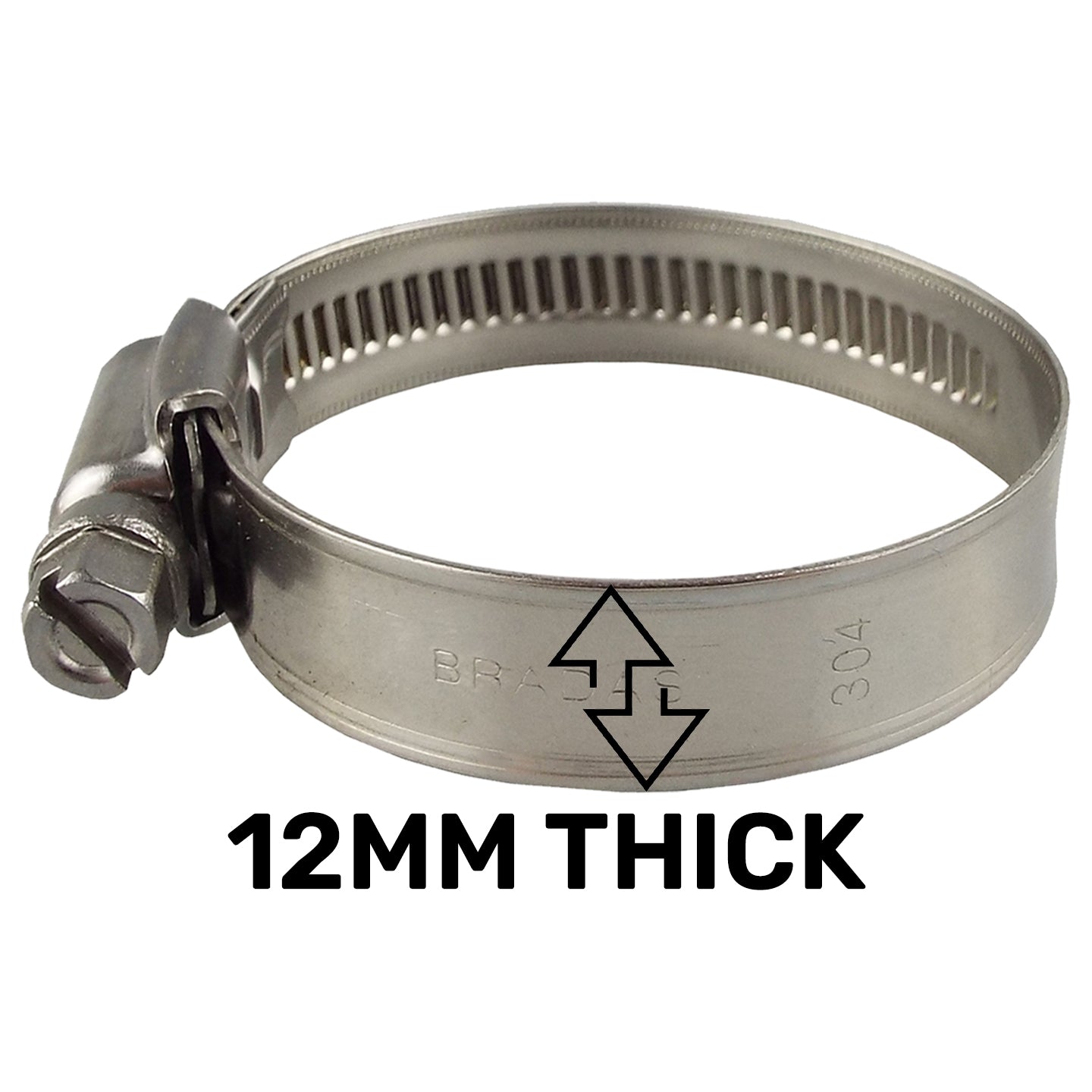 A4 Stainless Steel Hose Clip 40mm/60mm-1