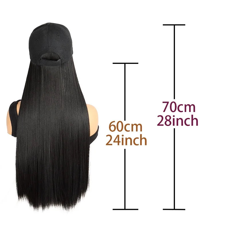 24 Inch Synthetic Long Straight Wig for Women-2