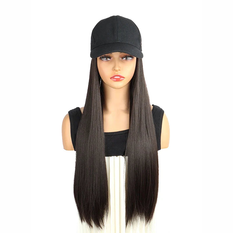 24 Inch Synthetic Long Straight Wig for Women-5