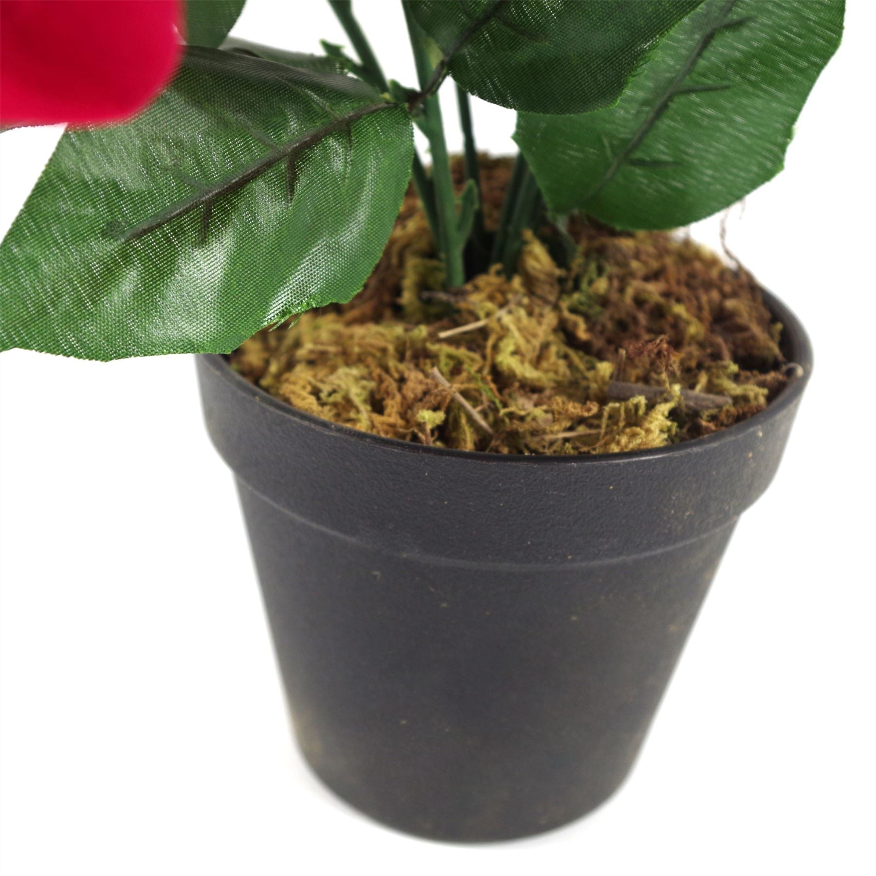 Artificial Christmas Red Poinsettia 40cm Houseplant-1