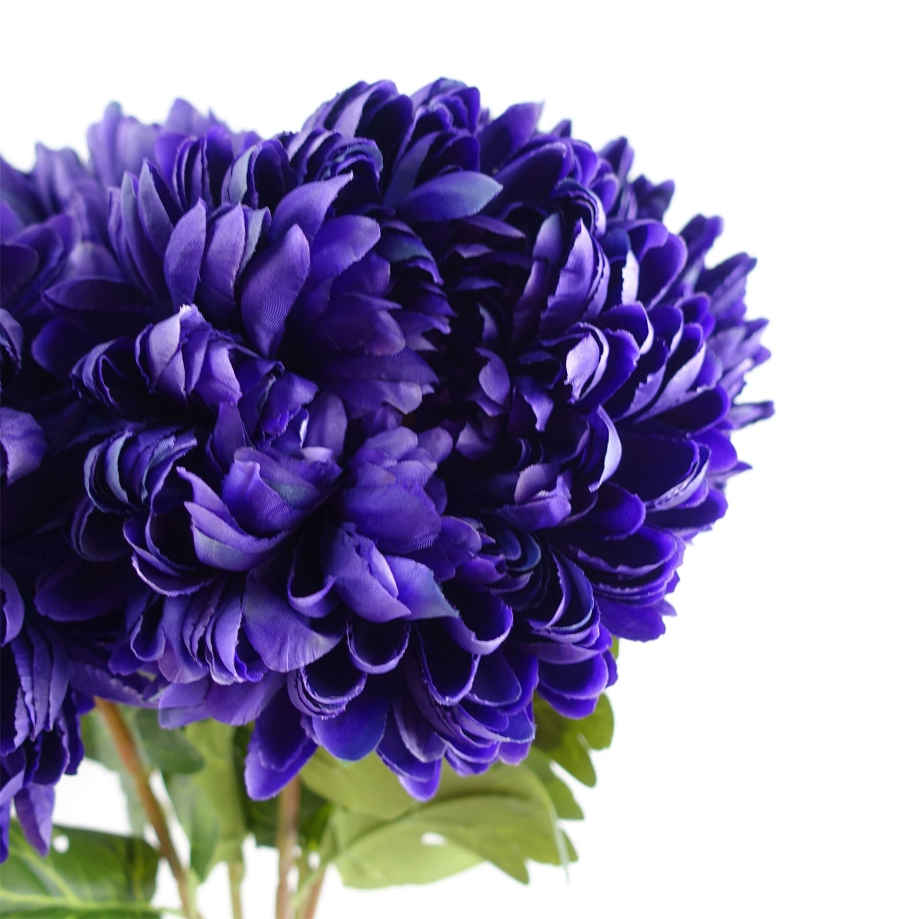 Artificial Flowers Extra Large Reflex Chrysanthemum - Purple 75cm-2