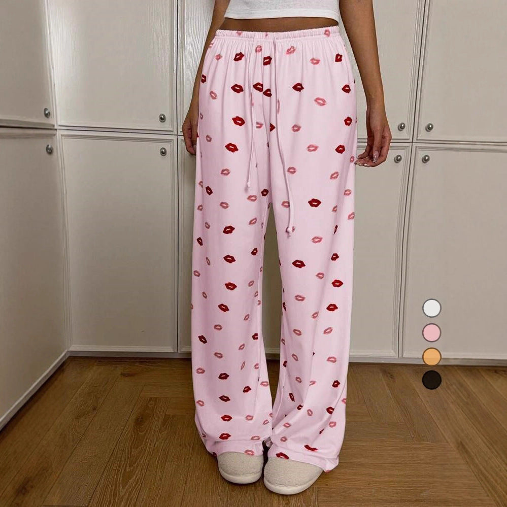 Girl's Bottom Waist Drooping Slimming Loose Hip-hugger