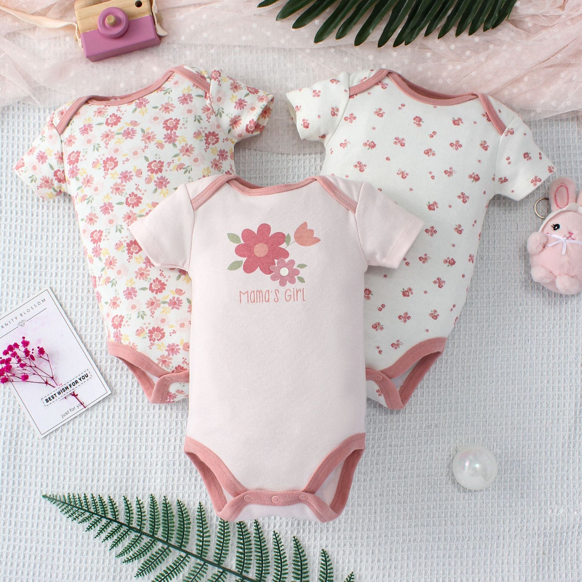 Baby's Jumpsuit Fashion Three-piece Suit