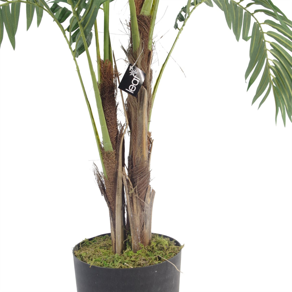 Artificial Palm Tree Silver Planter 120cm Luxury Premium-2