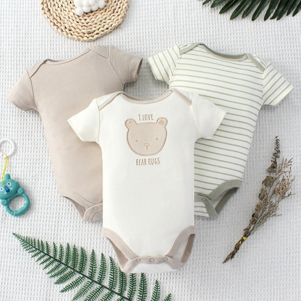 Baby's Jumpsuit Fashion Three-piece Suit