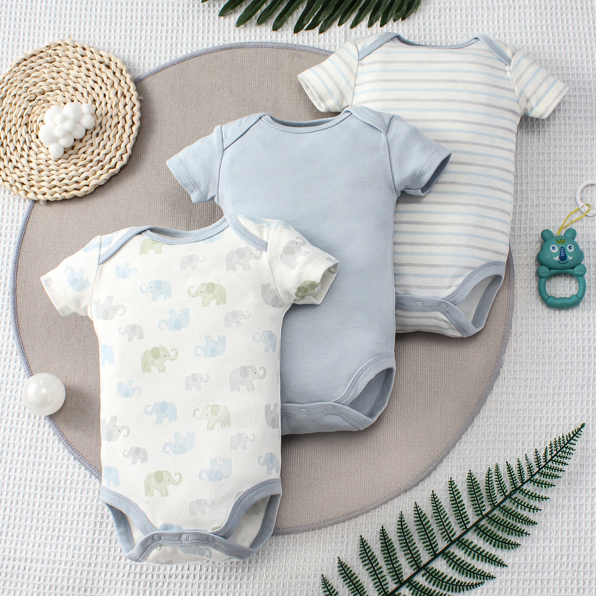 Baby's Jumpsuit Fashion Three-piece Suit