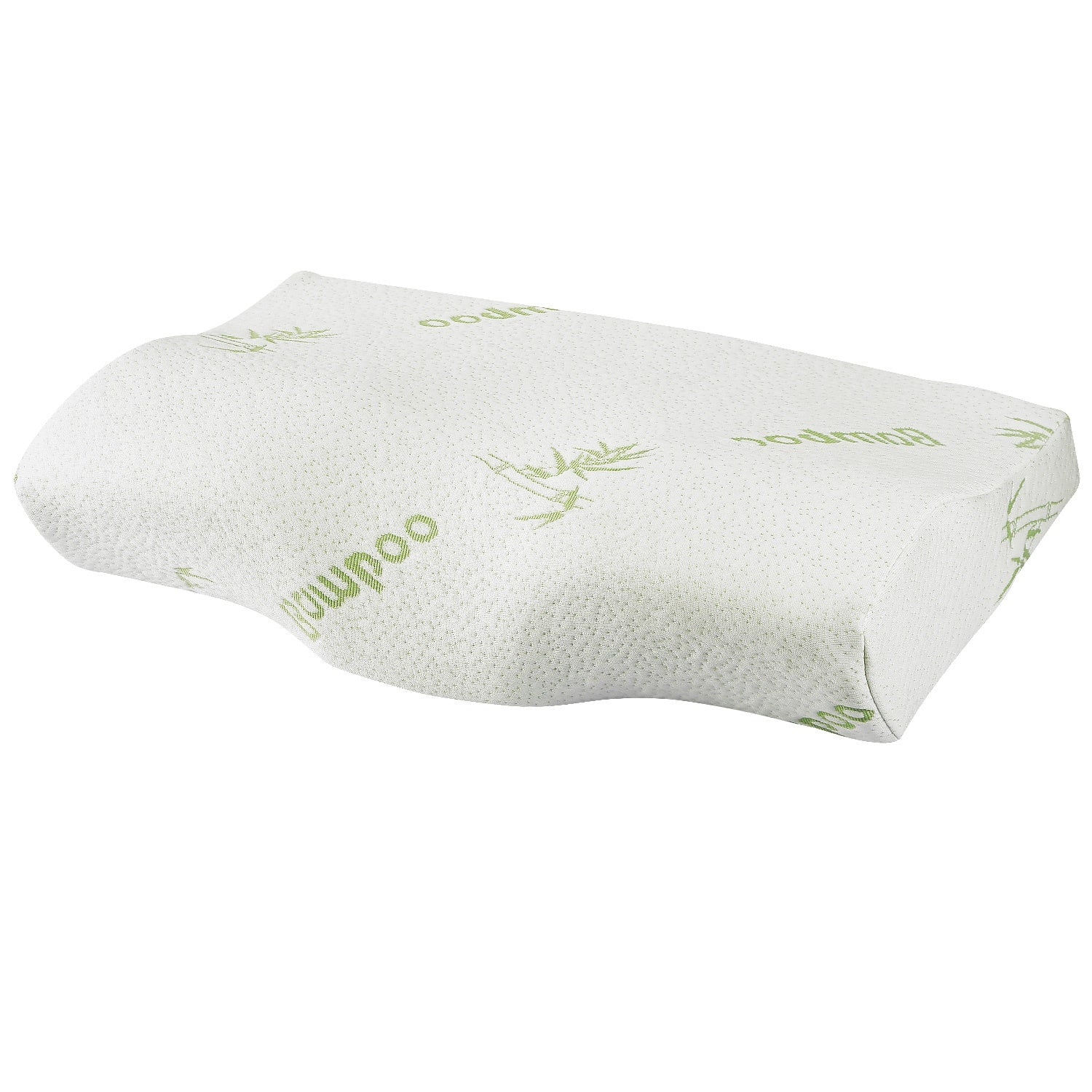 1Pc Bamboo Memory Foam Sleep Pillow Contoured Cervical Orthopedic Pillow Neck Support Breath Pillow