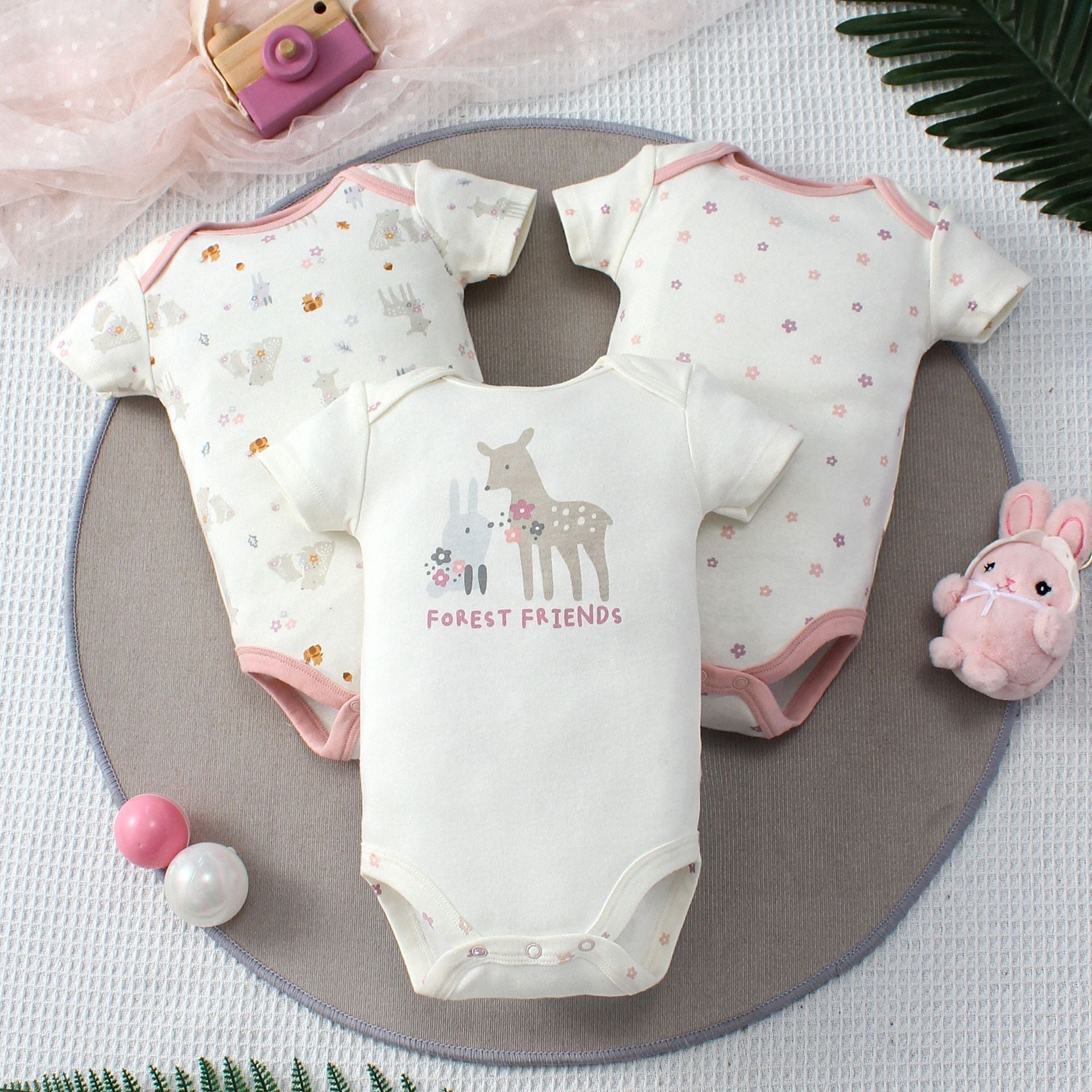 Baby's Jumpsuit Fashion Three-piece Suit