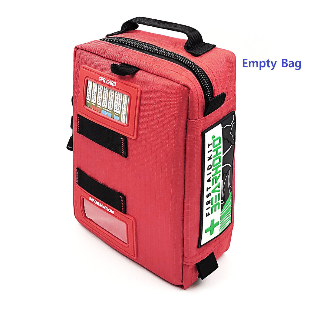 255 pcs First Aid Kit 4 Section Portable Trauma Bag Emergency Medical-6