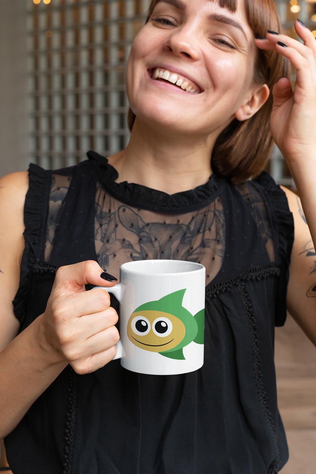 Adorable Whale Sea Animal Personalised Your Name Gift Mug-3