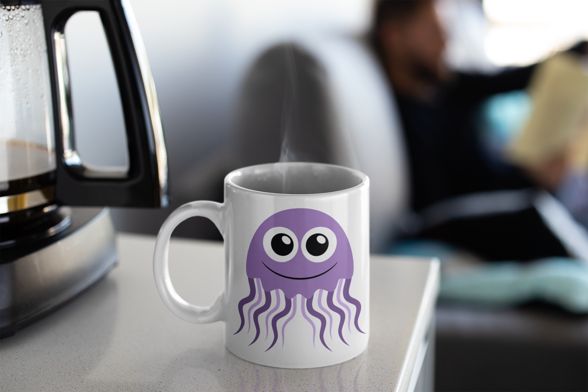 Adorable Whale Sea Animal Personalised Your Name Gift Mug-4